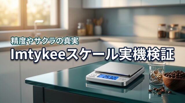 Imtykee デジタルスケールの口コミは嘘？精度やサクラの有無を実機で検証